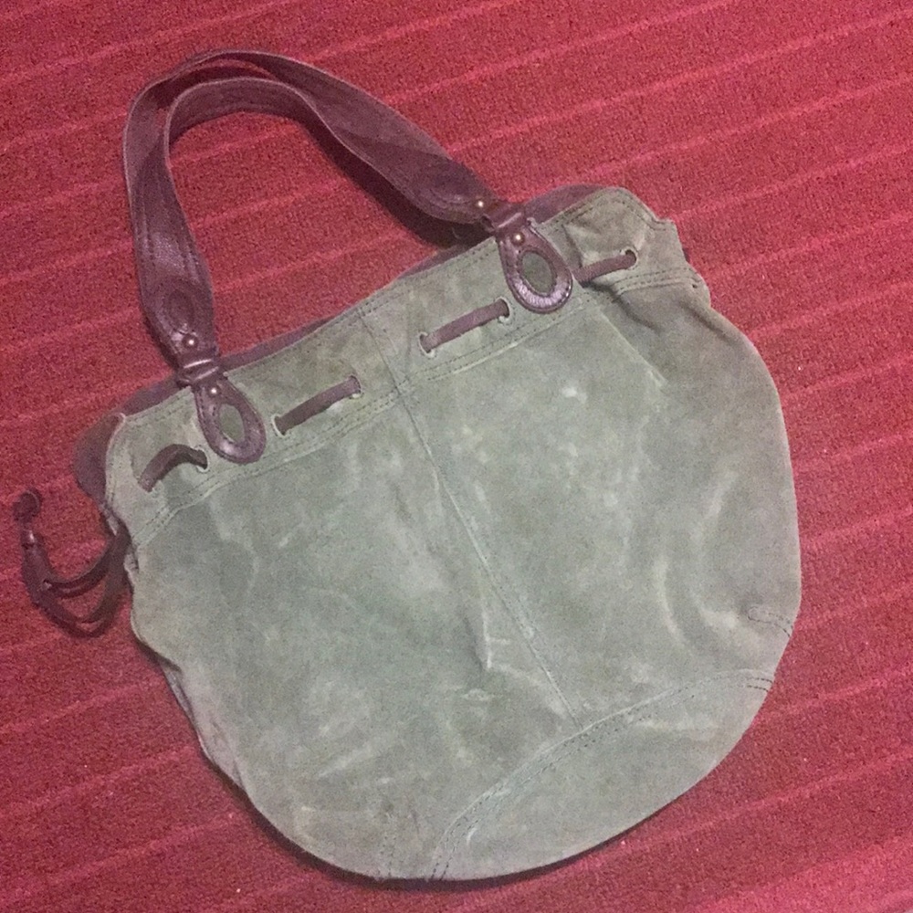 Lucky Brand Suede leather Tote💕.   Large